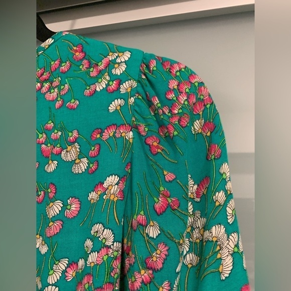 Adele Simpson, Vintage, Long Sleeve Blouse. Colors are amazing in person. - Picture 6 of 7